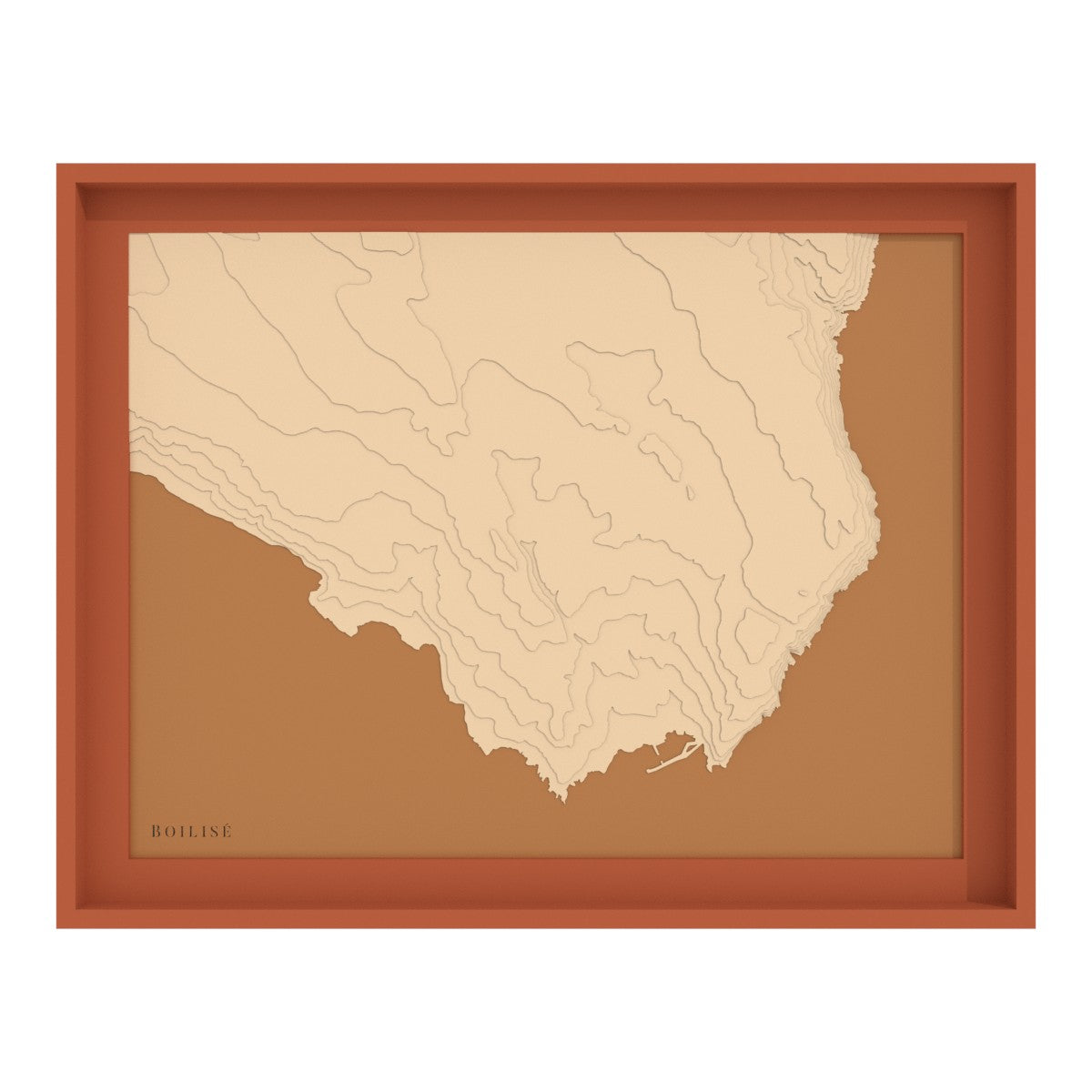 Carte du Capo di Leuca