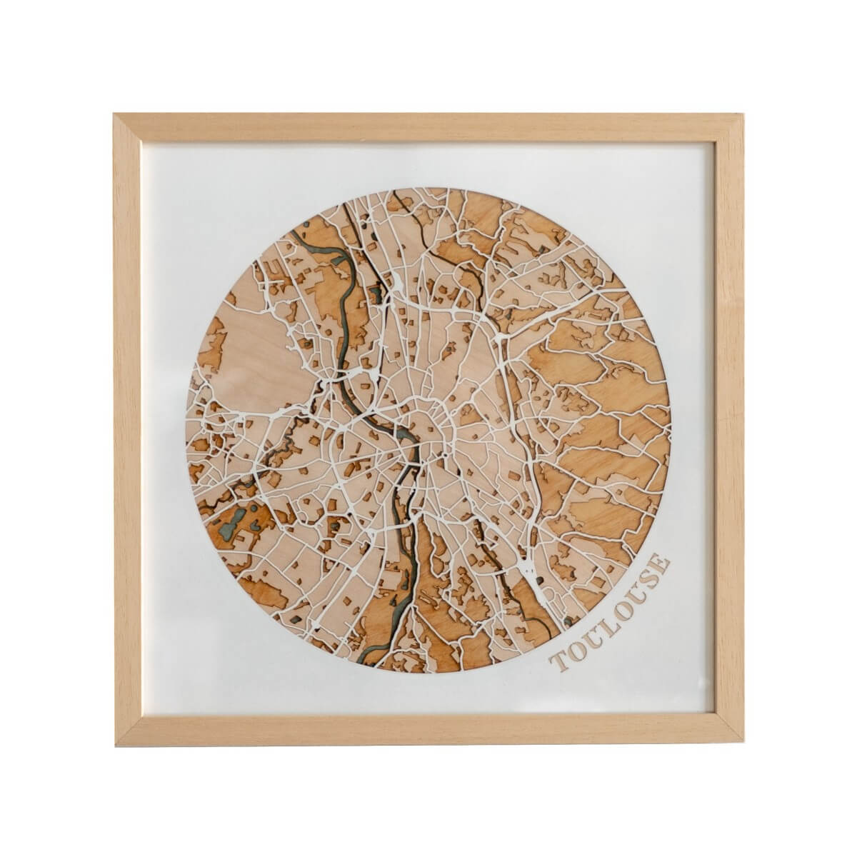 Carte de Toulouse