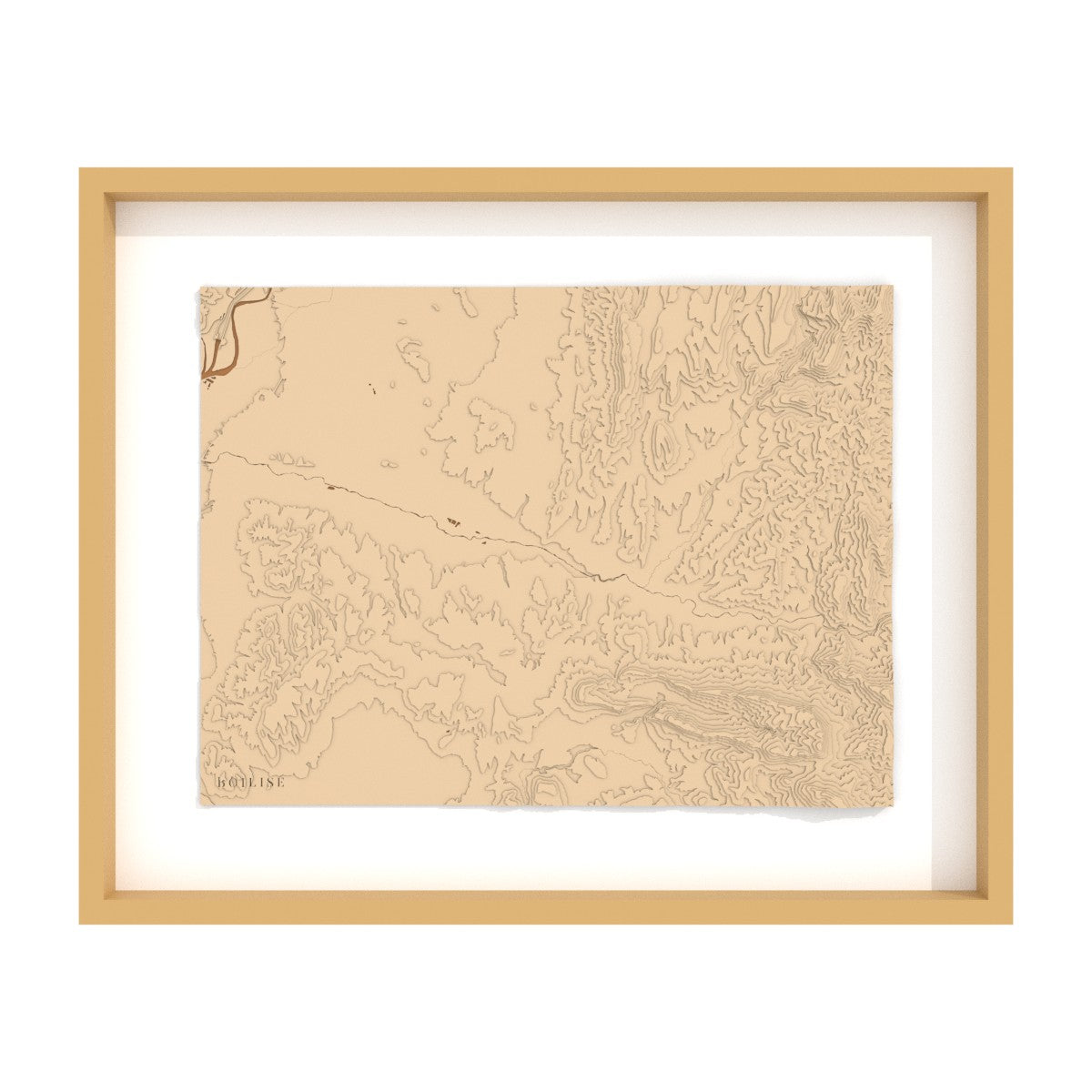 Carte de la vallée de la Drôme