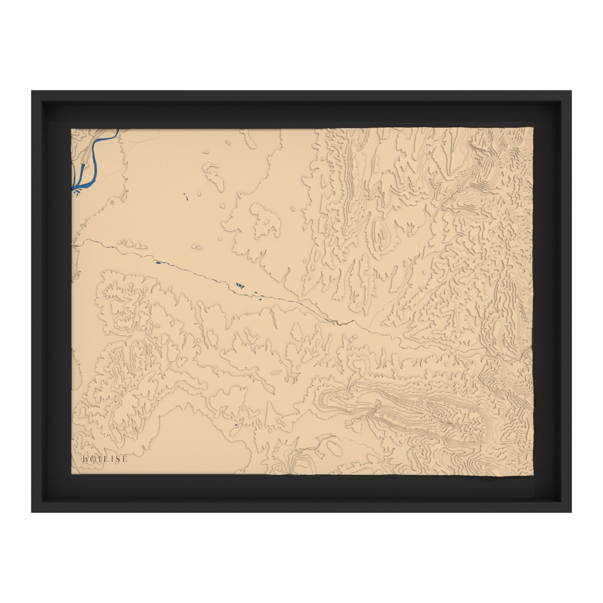 Carte de la vallée de la Drôme