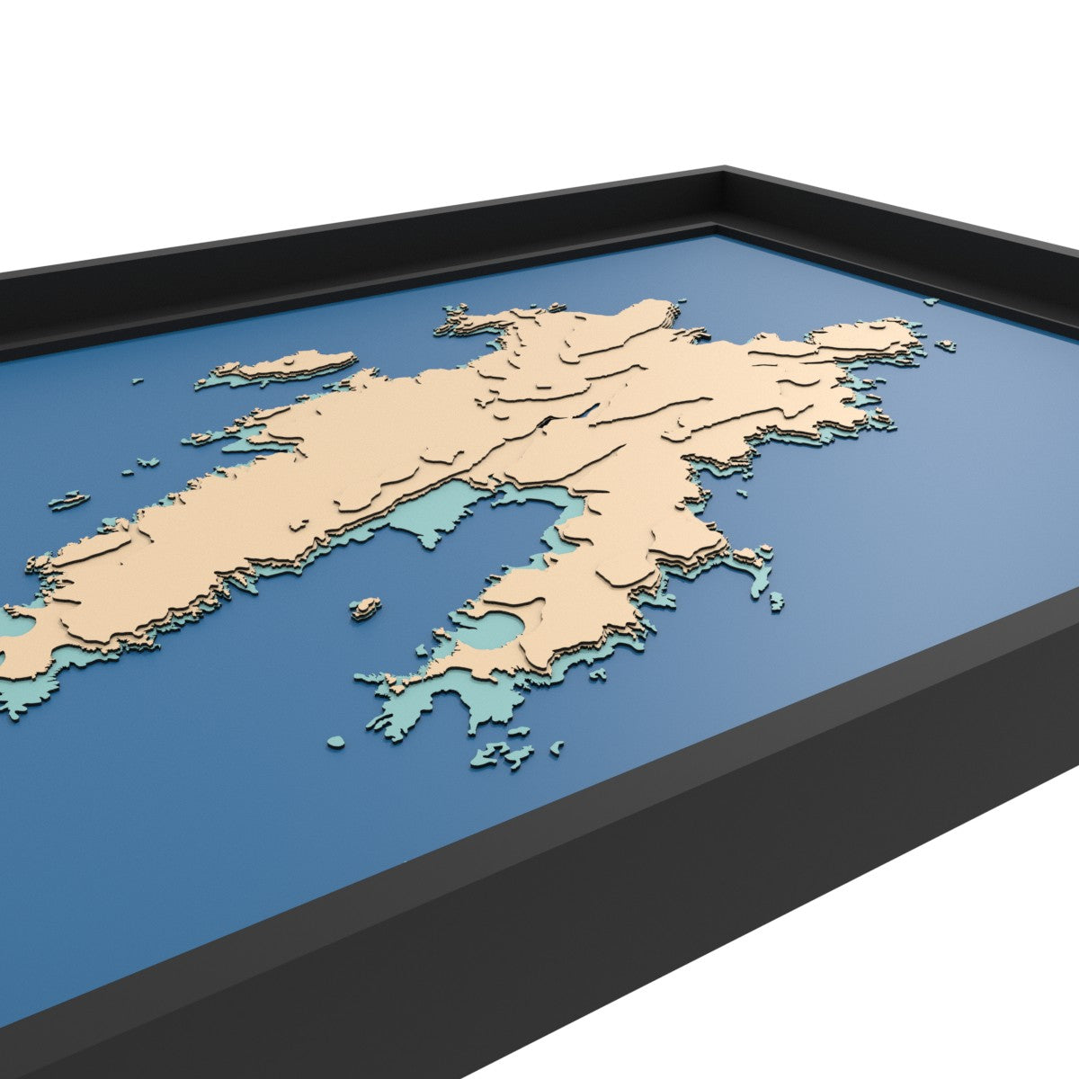 Carte de l'île d'Ouessant