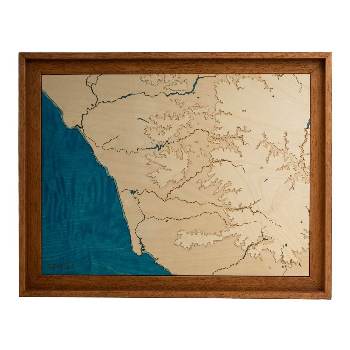 Carte de la côte de Lumière