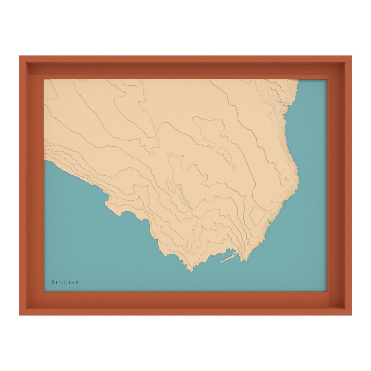 Carte du Capo di Leuca