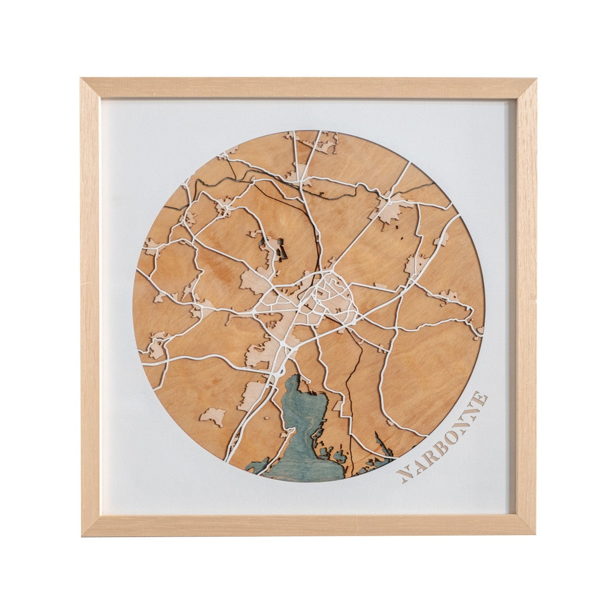 Plan de la ville de narbonne