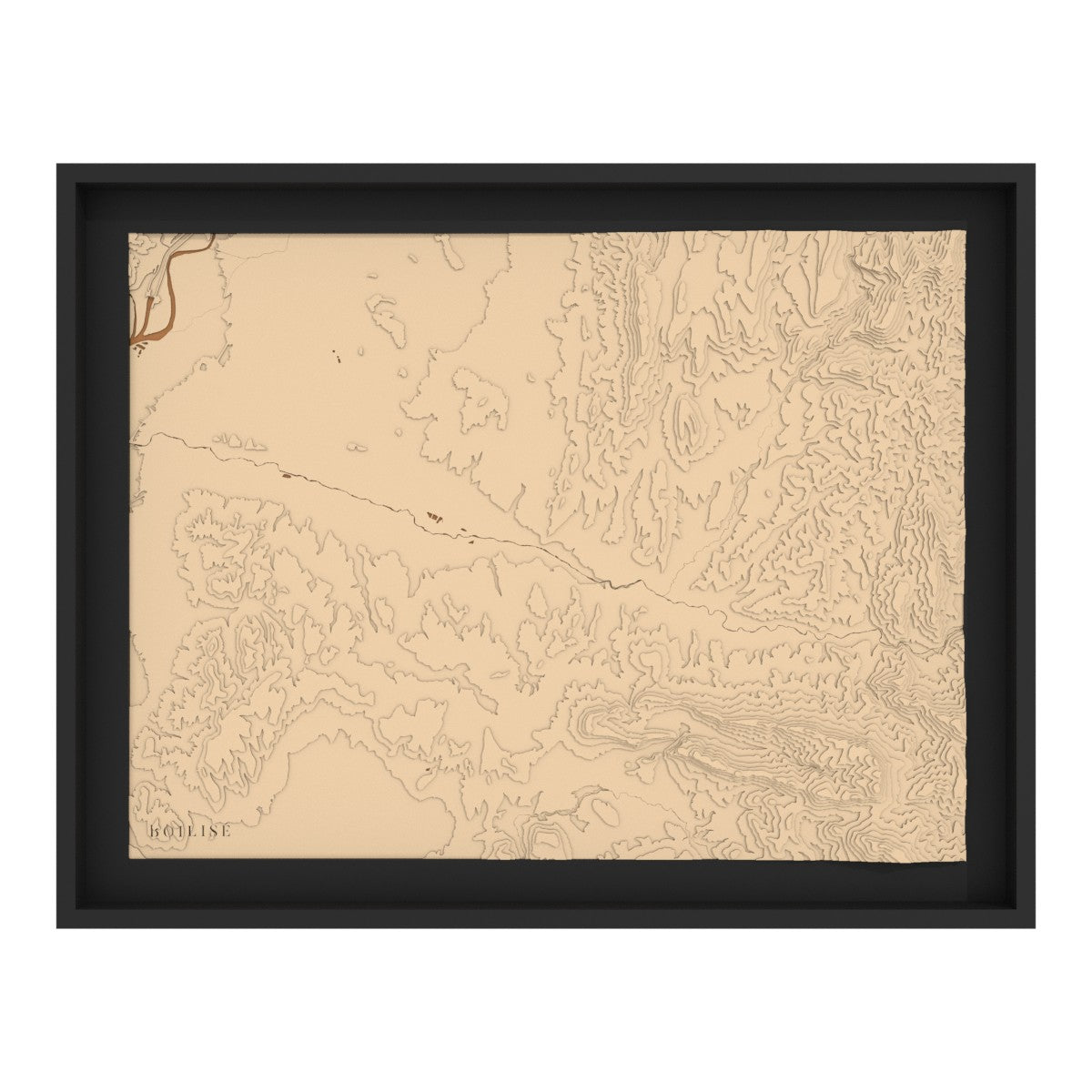 Carte de la vallée de la Drôme