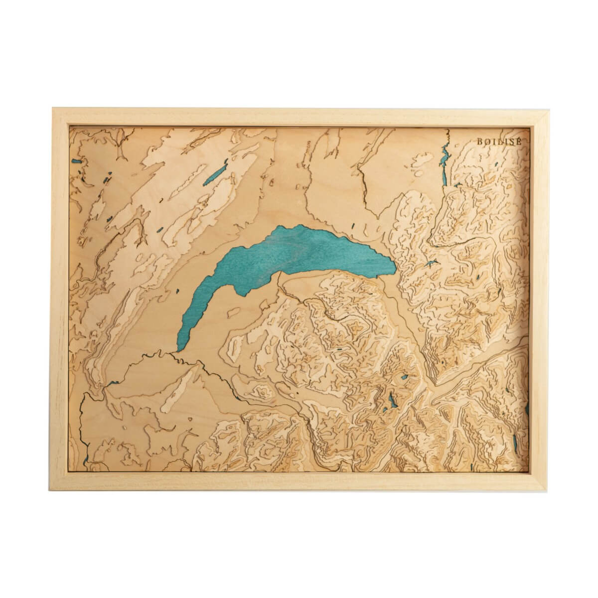 Le relief du lac Léman dans votre déco