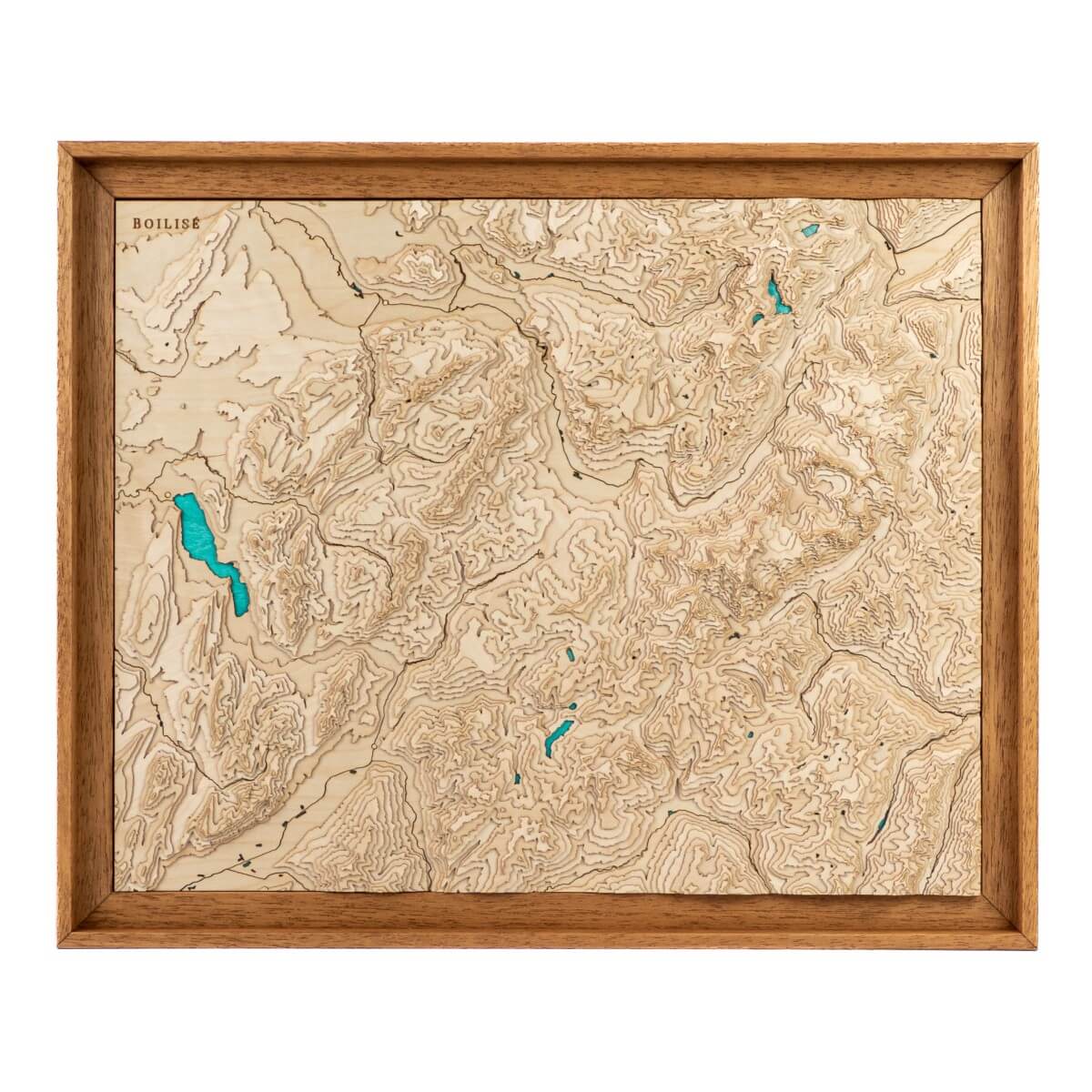 Megève et la Savoie Mont Blanc en bois et en relief